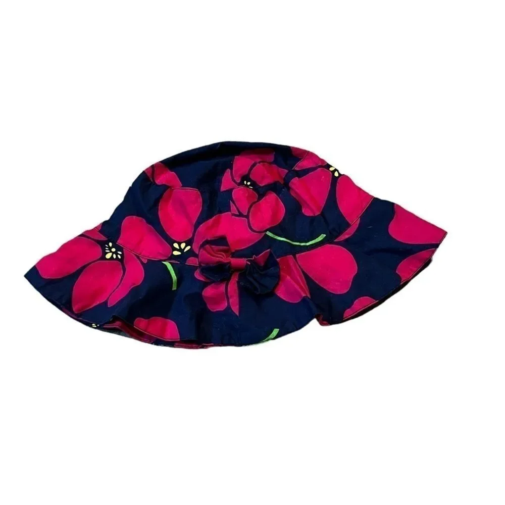 Sunboree Floral Navy & Pink Sun Hat